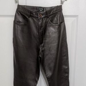 XOXO Leather and Suede Pants